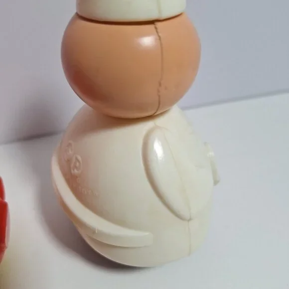 1970s Baker Candlestick Maker 3 Men In A Tub Roly Poly Lot Fisher Price Vintage - Picture 6 of 16